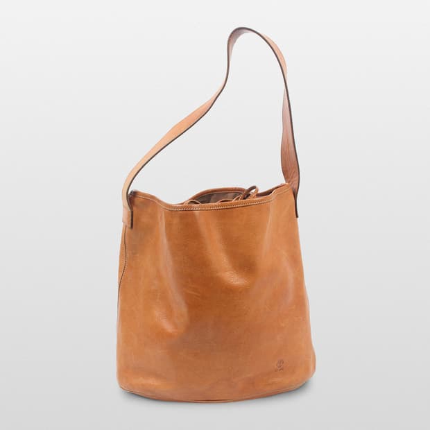 CIVAtable Tanned Leather Bucket Bag (Mad