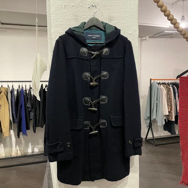 꼼데가르송 옴므 축융 울 더플코트