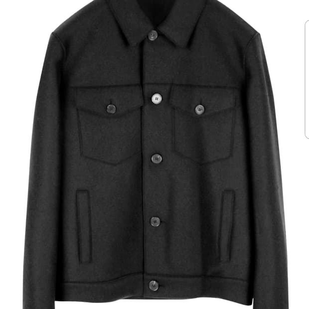 Harris Wharf London 울블루종 재킷 사이즈50