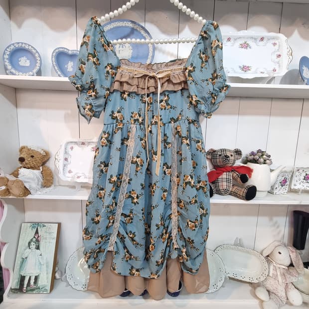 엑시즈팜(axes femme)  플라워 패턴원피스