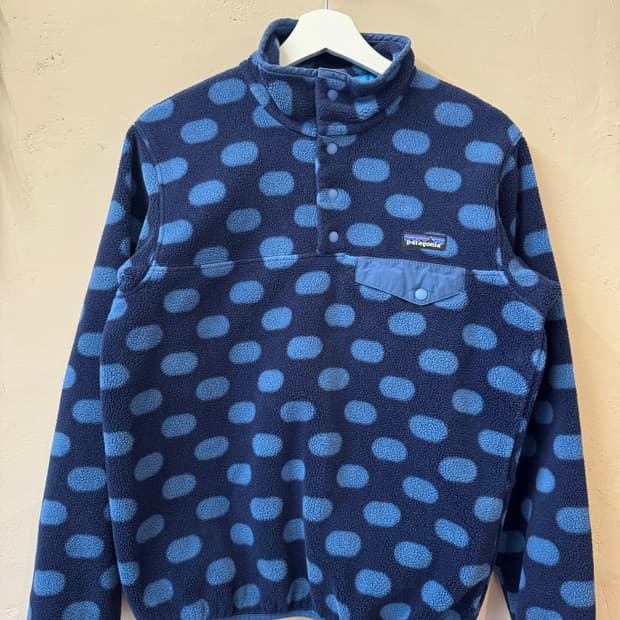 파타고니아 도트 패턴 신칠라 블루 s