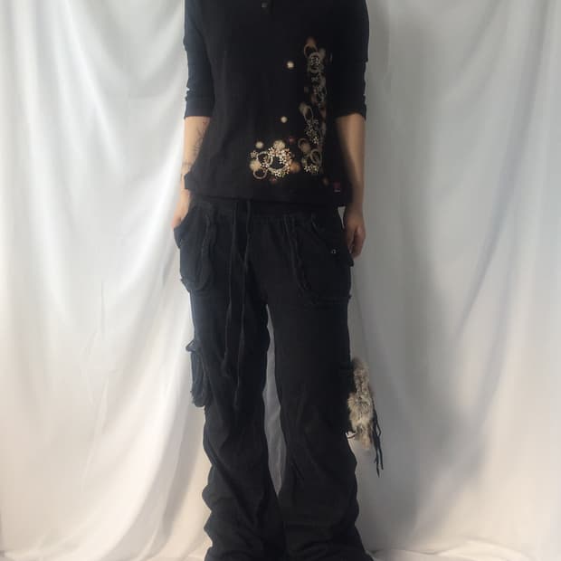 Oriental mood Henry neck sleeve
