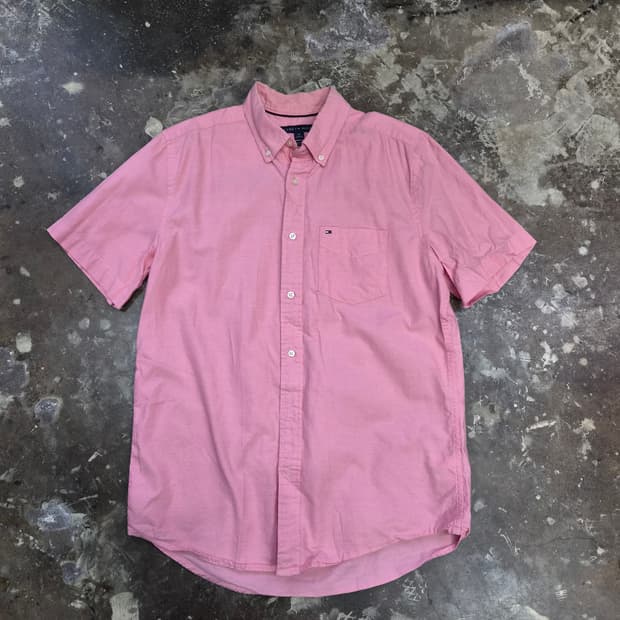 S) 타미힐피거 옥스퍼드 반팔 셔츠 남방