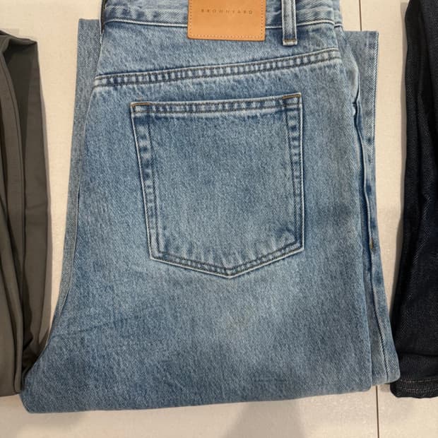 브라운 야드 레귤러 데님 라이트 블루 2