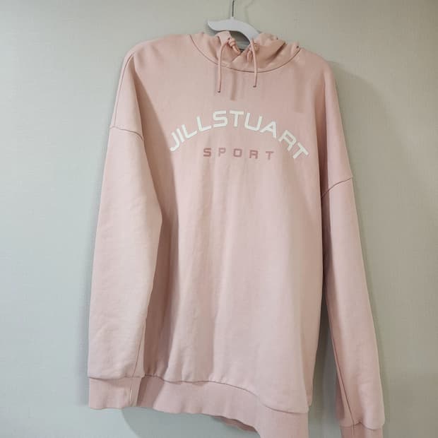 질스튜어트 스포츠 빅로고 후드티 100(L)