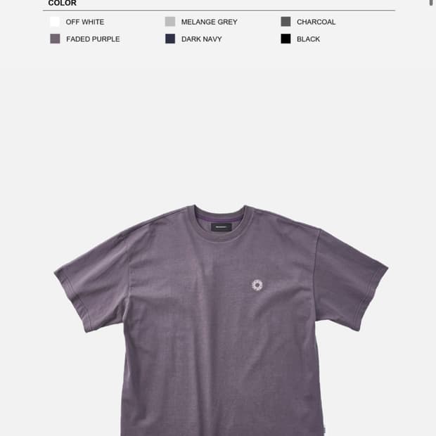 999휴머니티 이지 로고 하프티셔츠 L