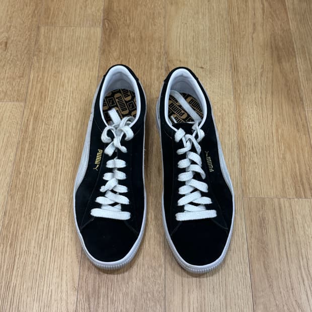 푸마 스웨이드 클래식 블랙 화이트