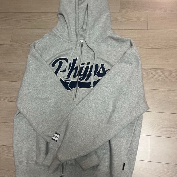 피지컬 디파트먼트 후드집업 라이트그레이