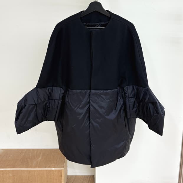 릭 오웬스 17FW 블랙 메두사 코트