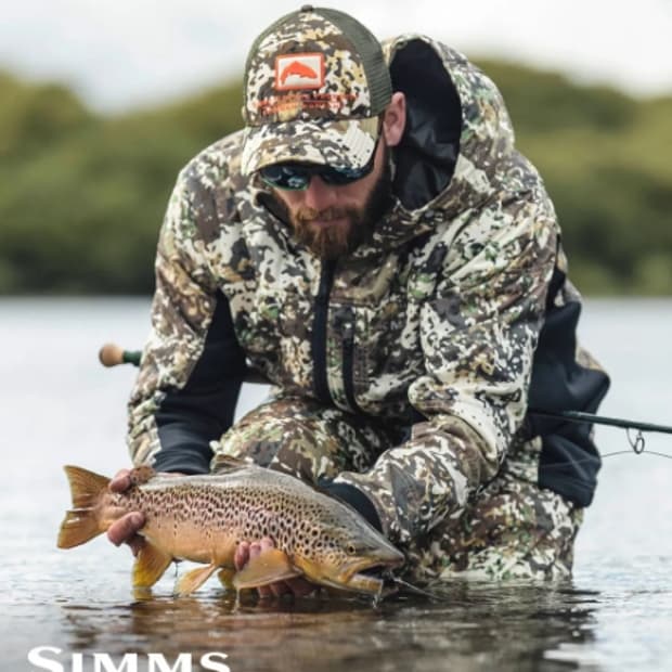 Simms Kinetic Jacket - River Camo (M)