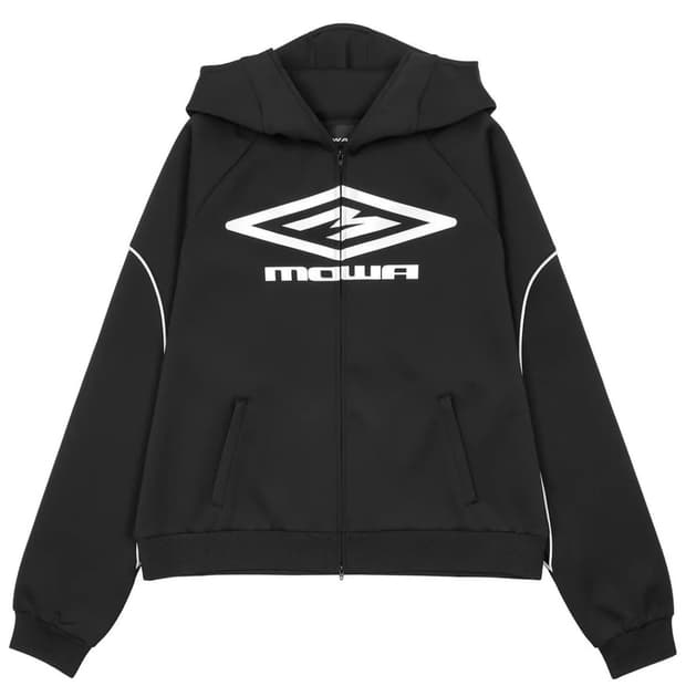 Mowalola 트랙 후드 자켓