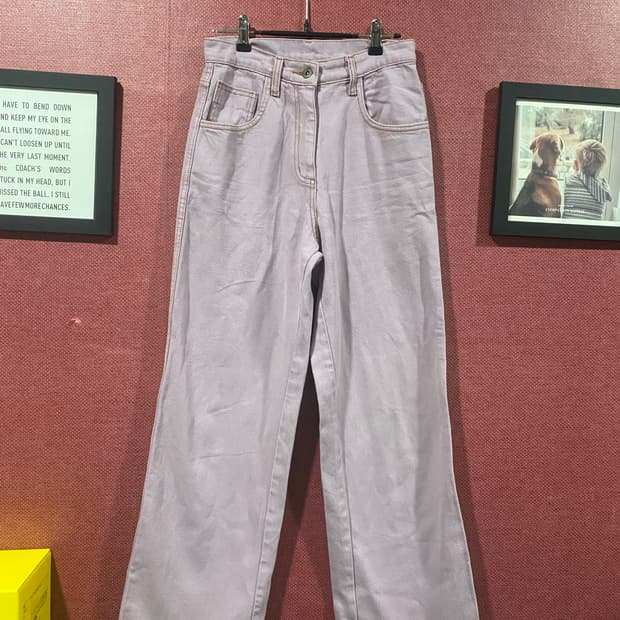 High School Disco 연보라 면바지