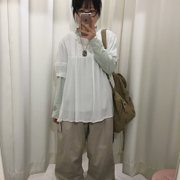flower lace blouse