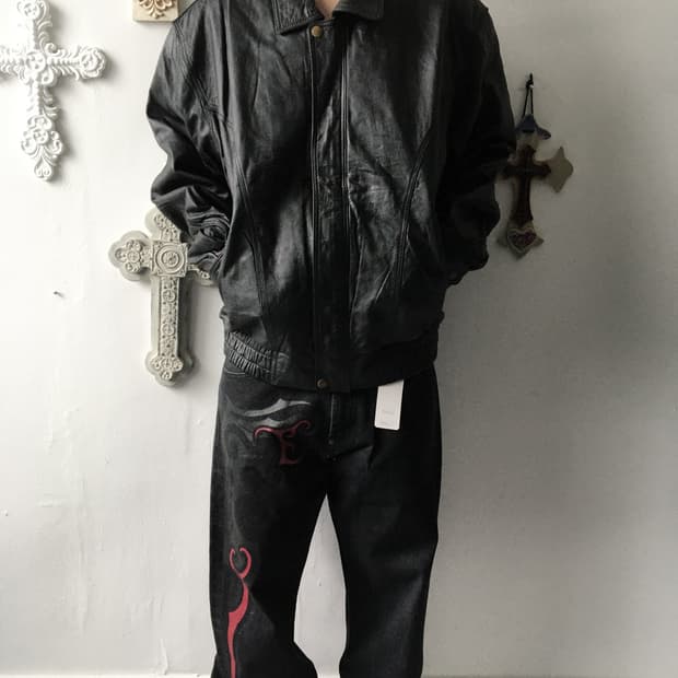 cow Leather bomber jacket