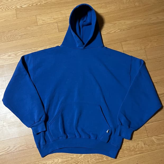 [XL] 00s 빈티지 러셀 후드 블루