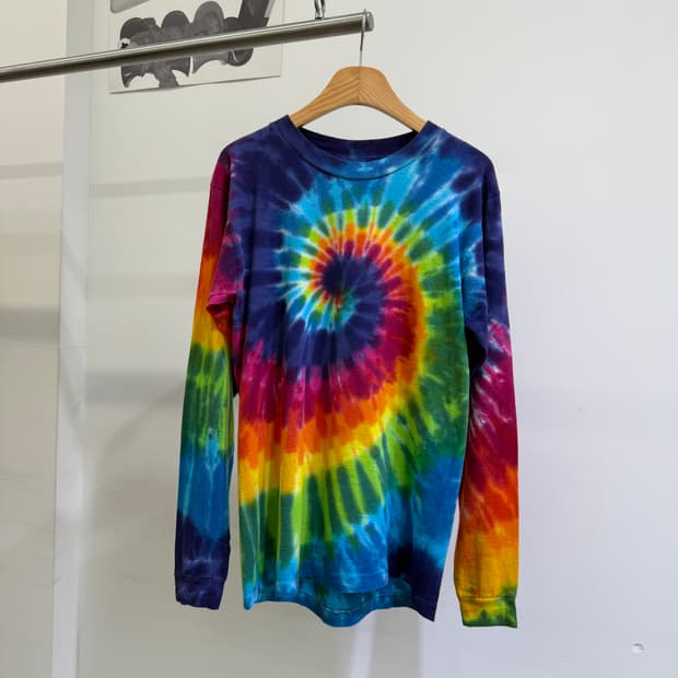빈티지 SUN DOG (Made in USA) 타이다이 롱슬리브
