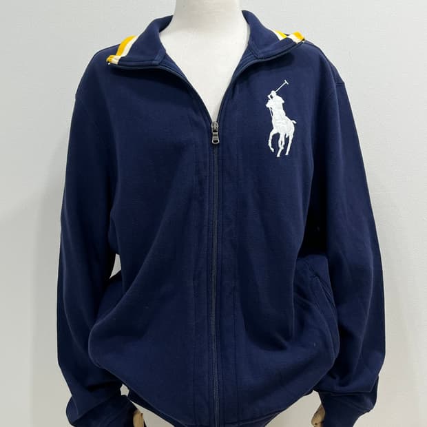 폴로 랄프로렌 빅포니 집업 져지 네이비 