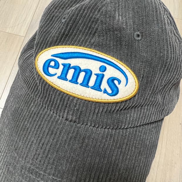 이미스 코듀로이 와펜 볼캡 모자 