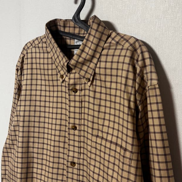 브룩스브라더스 버버리패턴 오버핏 셔츠