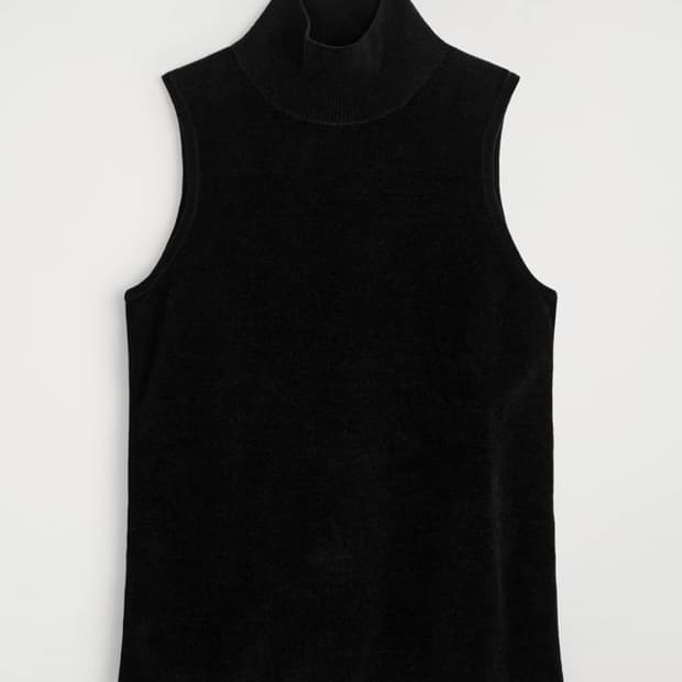 COS 셔닐 퍼널넥 베스트 새상품 / 1321323001