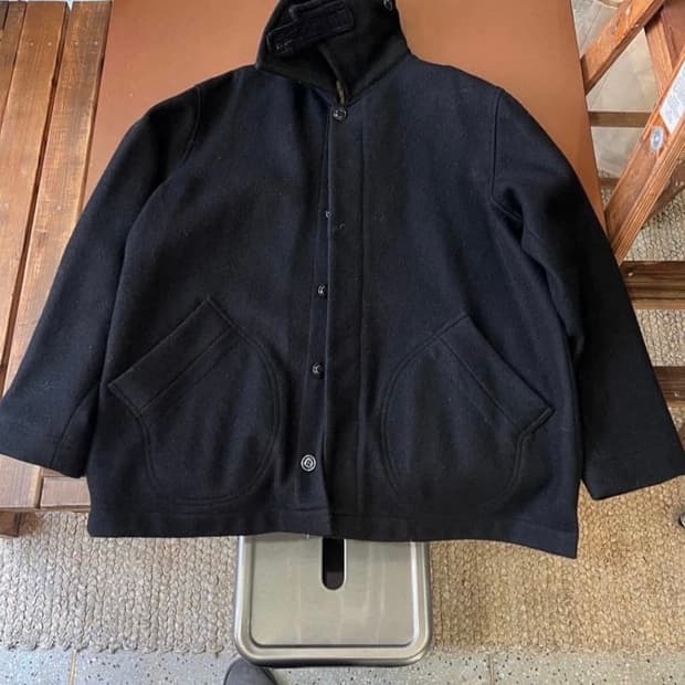 Monitaly 하이넥 울 코트