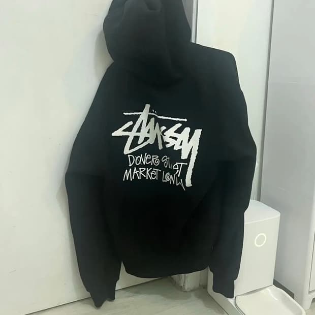 스투시 런던 도버스트릿마켓 후드티 L