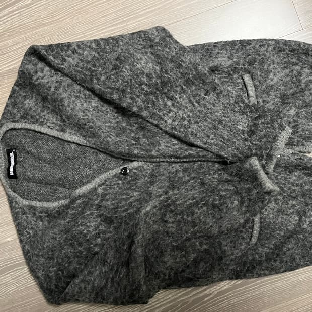 네이버후드 모헤어 가디건 그레이 라지판매