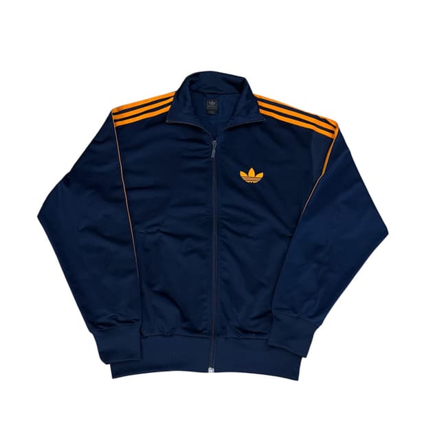 아디다스 구파이어버드 트랙탑 네이비오렌지