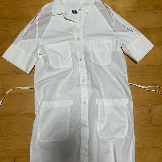 메종 마틴 마르지엘라 셔츠 원피스