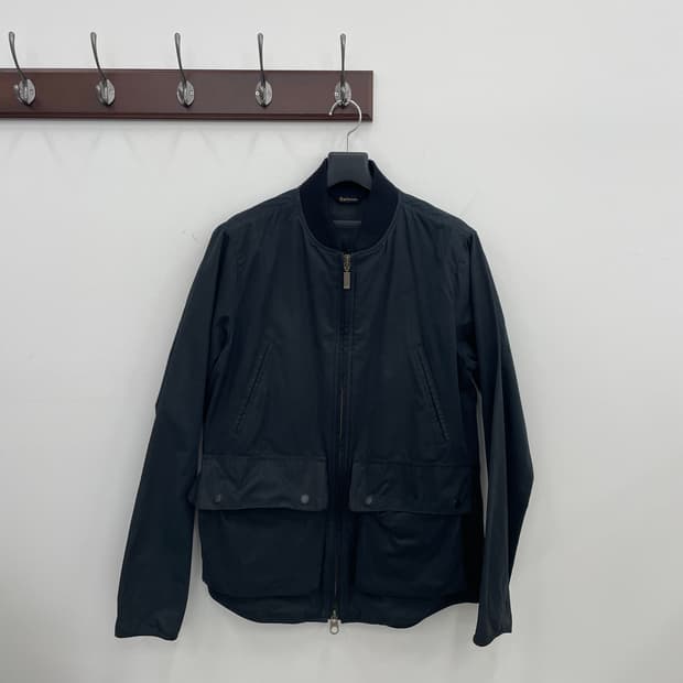 바버 블랙 캠버 캐쥬얼 자켓