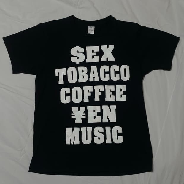 섹스담배커피엔음악 티셔츠