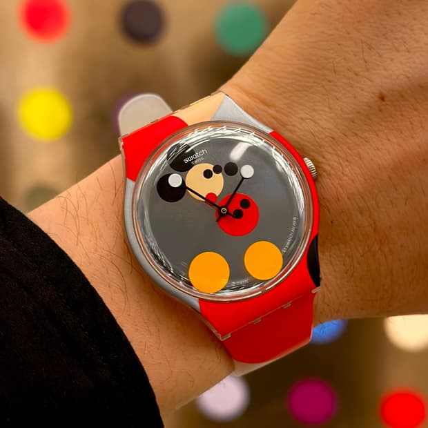 18년판) 빈티지 스와치 뉴젠트 데미안 허스트 미키마우스