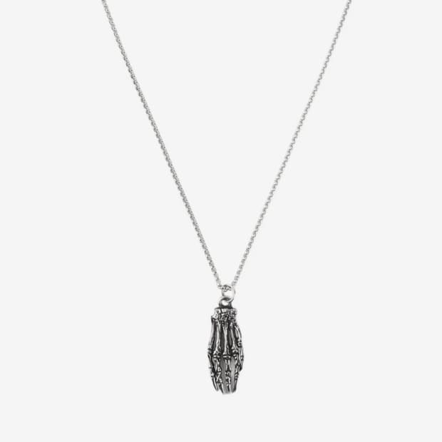 위캔더스 X 코인서울 SKELETON NECKLACE (SILVER)