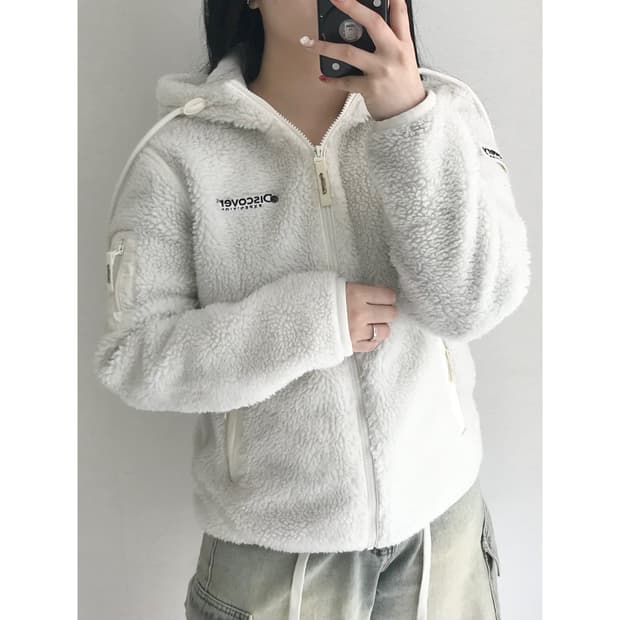 디스커버리 뽀글이 플리스 90