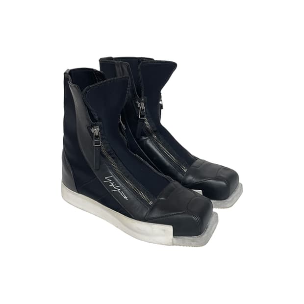 요지 야마모토 스퀘어 지퍼 부츠 2016fw