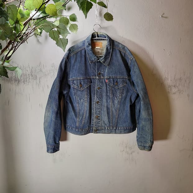 80s 리바이스 데님 자켓 (XL) made in USA