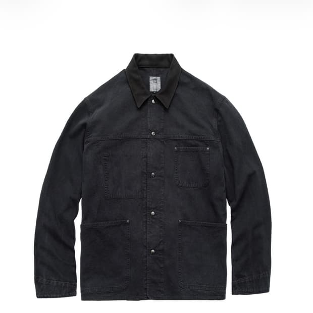 [4] 폴리테루 에이지드 벌룬 커버올 워시드 네이비