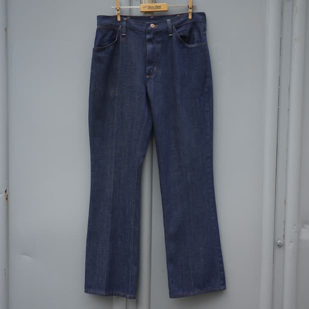 70s 랭글러 라이트웨이트 플레어 데님 팬츠