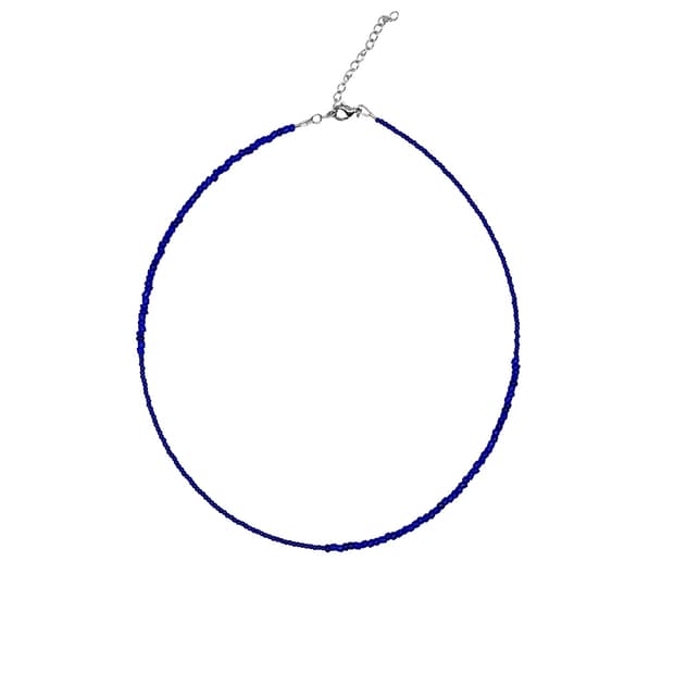 Blue and blue necklace