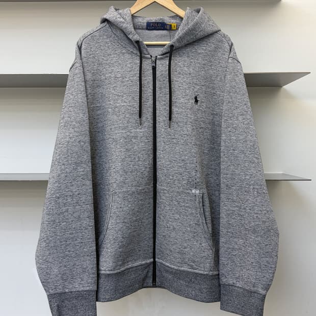 폴로랄프로렌 큐알 라벨 베이직 포니 후드집업