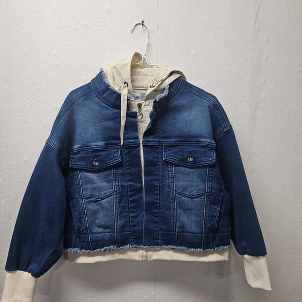 후두 데님 자켓 145  여성 55