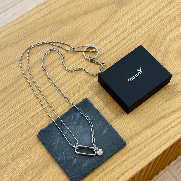 요지야마모토 ground y chain neck lace