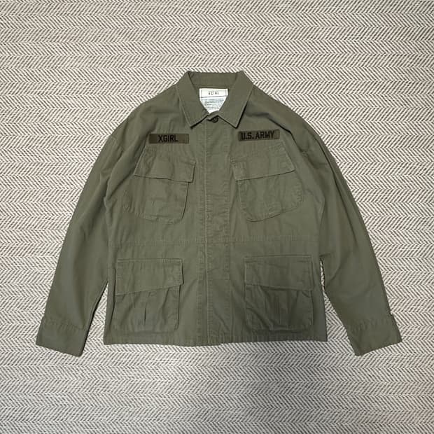 X-GIRL woman military bdu jacket