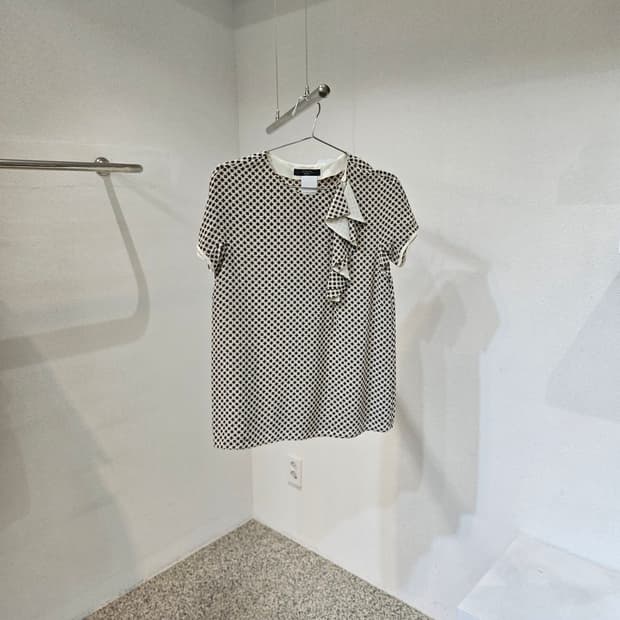 막스마라 러플 블라우스