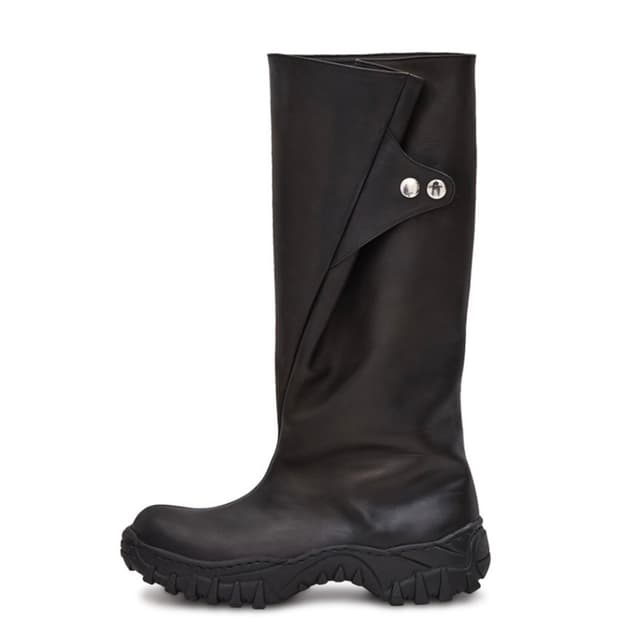 Negativethree Folded long boots black