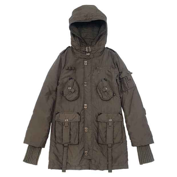 (cecil mcbee) 핸드 워머 야상 패딩 카키