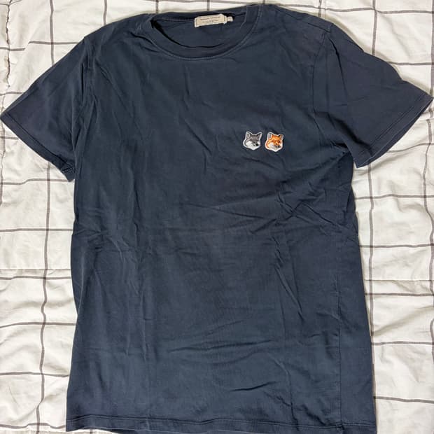 메종키츠네 더블폭스헤드 xs