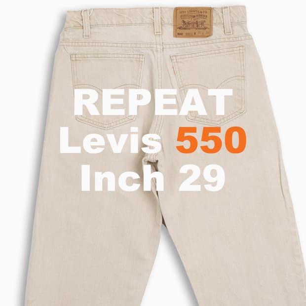 리바이스 550 오렌지탭 90s USA 29 인치 OR5503123