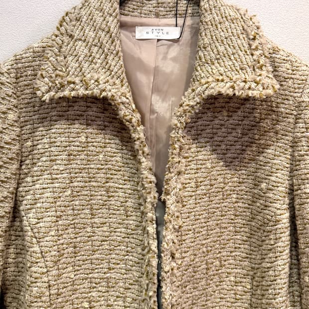 AVON STYLE Beige Tweed Jacket
