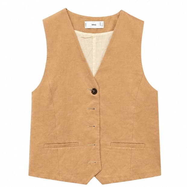 MNG camel vest